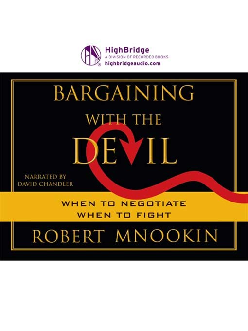 Title details for Bargaining with the Devil by Robert Mnookin - Wait list